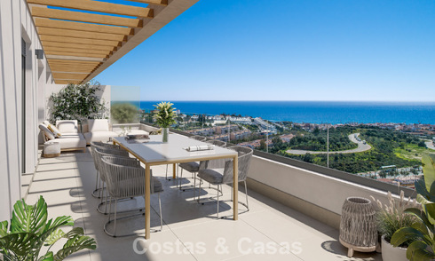 Nouveaux appartements de luxe avec de superbes vues sur la mer à La Cala de Mijas, Costa del Sol 807580