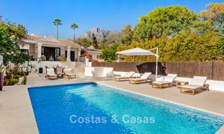 Villa de luxe de plain-pied au style architectural boutique espagnol à vendre à Sierra Blanca, sur le Golden Mile de Marbella 807649 