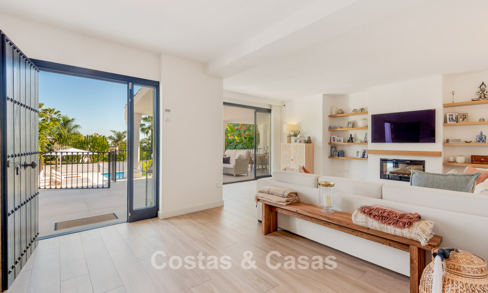 Villa de luxe de plain-pied au style architectural boutique espagnol à vendre à Sierra Blanca, sur le Golden Mile de Marbella 807652