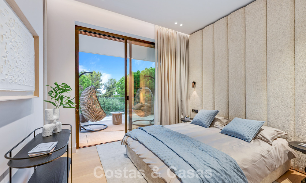 Villa contemporaine neuve avec vues panoramiques à vendre sur le célèbre Golden Mile de Marbella 807787