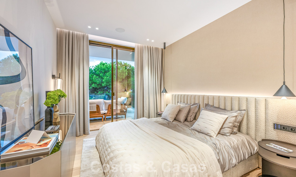 Villa contemporaine neuve avec vues panoramiques à vendre sur le célèbre Golden Mile de Marbella 807794