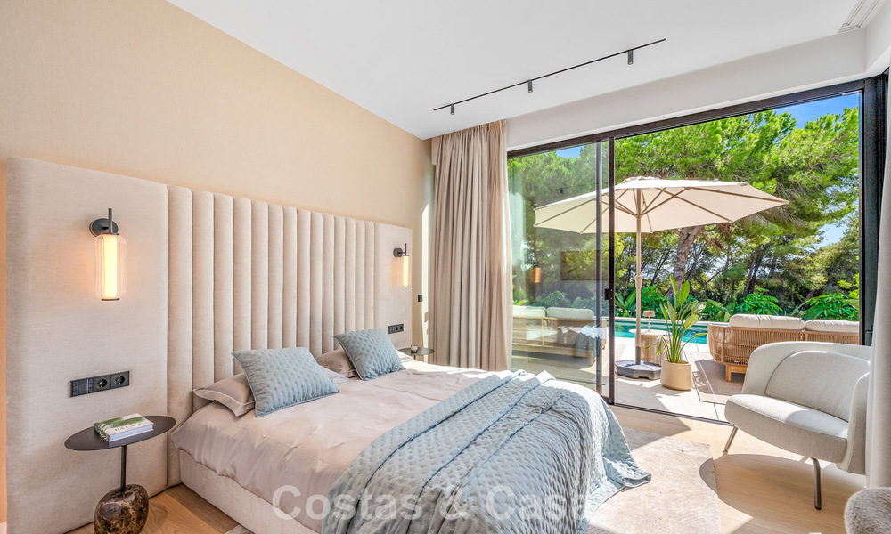Villa contemporaine neuve avec vues panoramiques à vendre sur le célèbre Golden Mile de Marbella 807845