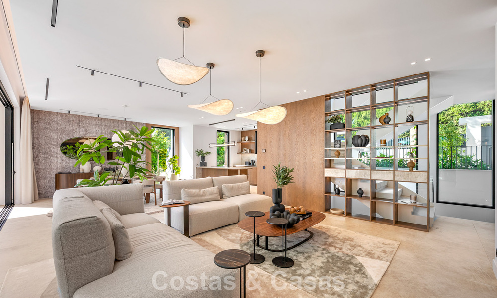 Villa contemporaine neuve avec vues panoramiques à vendre sur le célèbre Golden Mile de Marbella 807887