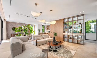 Villa contemporaine neuve avec vues panoramiques à vendre sur le célèbre Golden Mile de Marbella 807887 