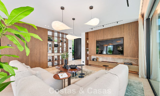 Villa contemporaine neuve avec vues panoramiques à vendre sur le célèbre Golden Mile de Marbella 807888 