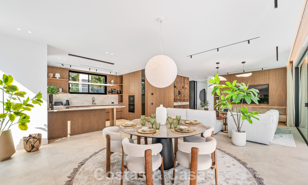 Villa contemporaine neuve avec vues panoramiques à vendre sur le célèbre Golden Mile de Marbella 807889