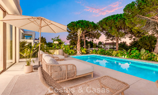 Villa contemporaine neuve avec vues panoramiques à vendre sur le célèbre Golden Mile de Marbella 807933 