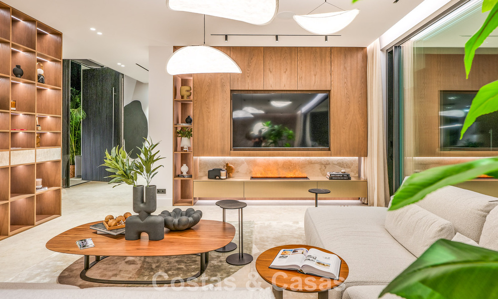 Villa contemporaine neuve avec vues panoramiques à vendre sur le célèbre Golden Mile de Marbella 807939