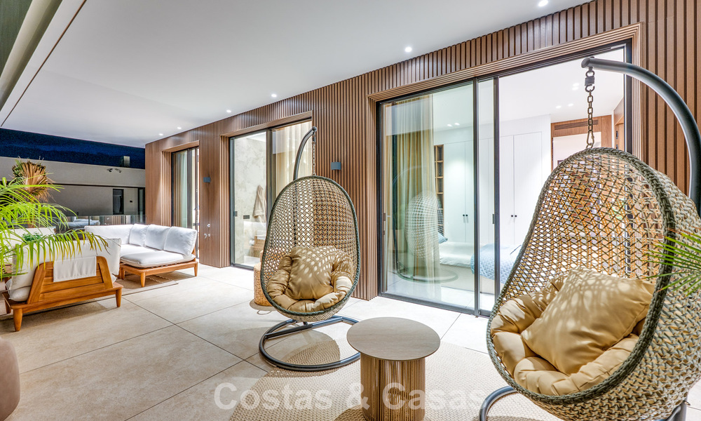 Villa contemporaine neuve avec vues panoramiques à vendre sur le célèbre Golden Mile de Marbella 807949
