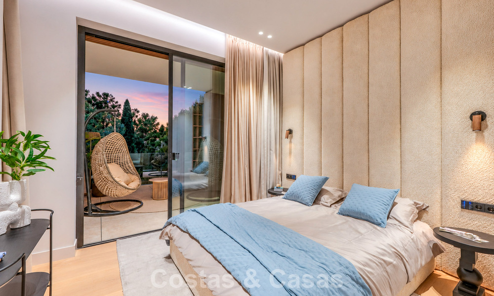 Villa contemporaine neuve avec vues panoramiques à vendre sur le célèbre Golden Mile de Marbella 807953