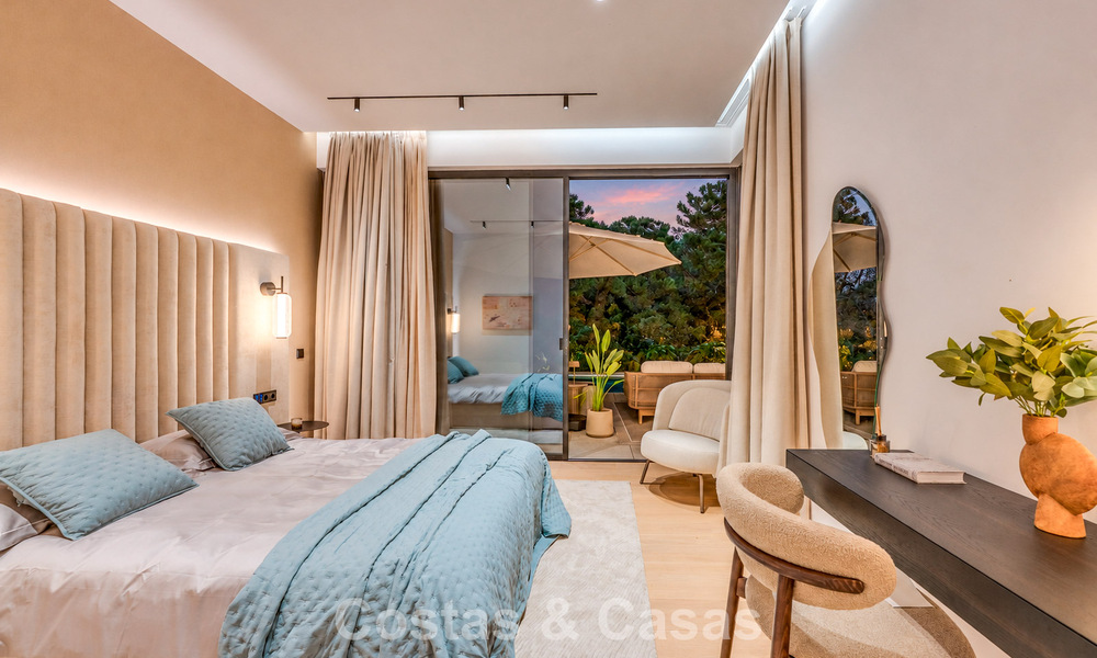 Villa contemporaine neuve avec vues panoramiques à vendre sur le célèbre Golden Mile de Marbella 807959