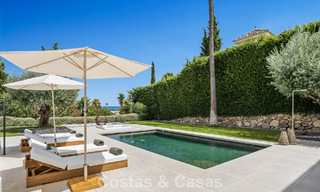 Villa modernisée au style méditerranéen contemporain à vendre dans la Golf Valley de Nueva Andalucía, Marbella 807969 
