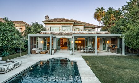 Villa méditerranéenne de luxe avec intérieur d’inspiration française à vendre au cœur de Nueva Andalucía, Marbella 808027