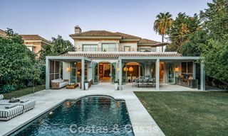 Villa méditerranéenne de luxe avec intérieur d’inspiration française à vendre au cœur de Nueva Andalucía, Marbella 808027 