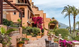 Penthouse duplex de luxe avec vue panoramique à vendre dans la vallée du golf de Nueva Andalucía, Marbella 808070 