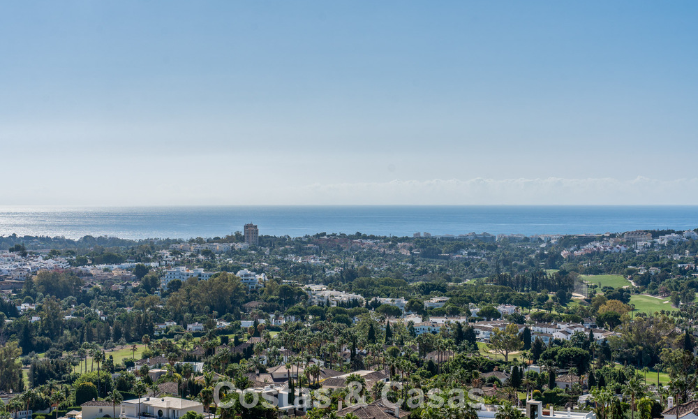 Penthouse duplex de luxe avec vue panoramique à vendre dans la vallée du golf de Nueva Andalucía, Marbella 808072