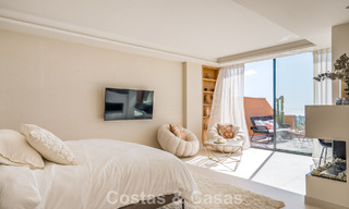 Penthouse duplex de luxe avec vue panoramique à vendre dans la vallée du golf de Nueva Andalucía, Marbella 808074 