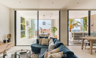 Penthouse duplex de luxe avec vue panoramique à vendre dans la vallée du golf de Nueva Andalucía, Marbella 808096 