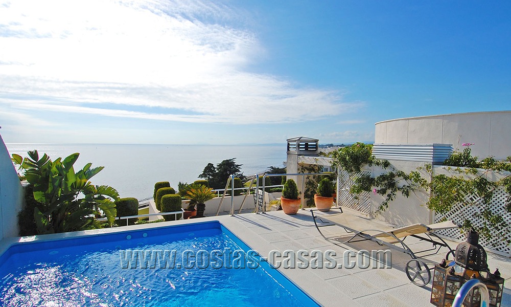 Penthouse de luxe à vendre dans un complexe en première ligne de plage, nouvelle Mille d' Or, Marbella - Estepona 13132