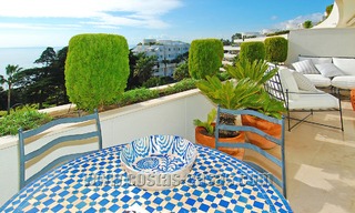 Penthouse de luxe à vendre dans un complexe en première ligne de plage, nouvelle Mille d' Or, Marbella - Estepona 13136 