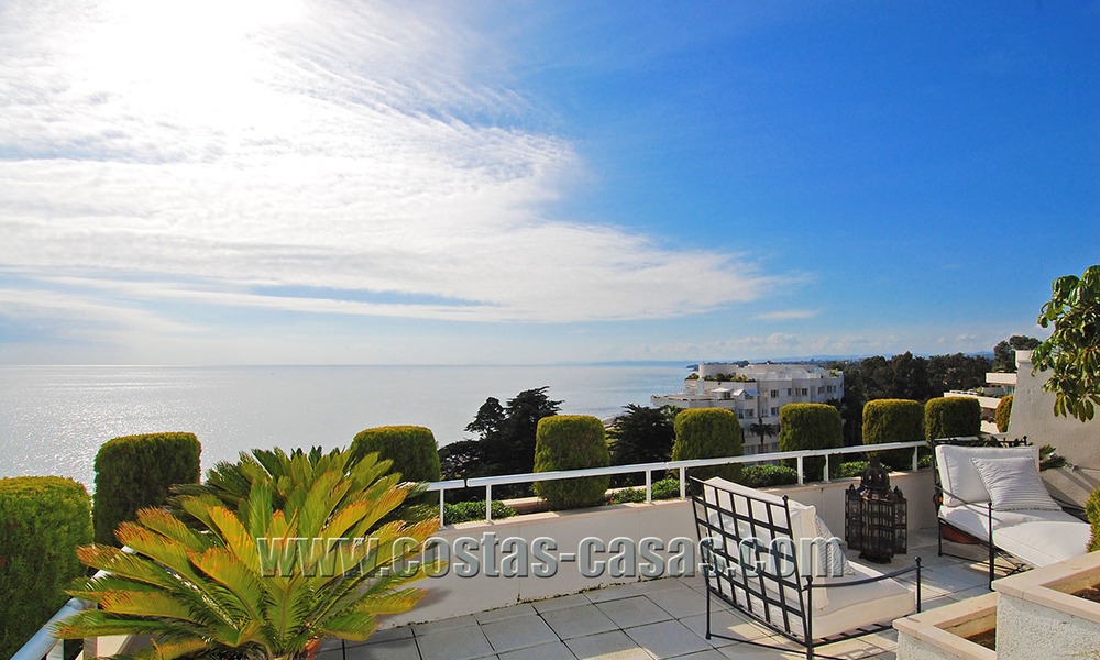Penthouse de luxe à vendre dans un complexe en première ligne de plage, nouvelle Mille d' Or, Marbella - Estepona 13137